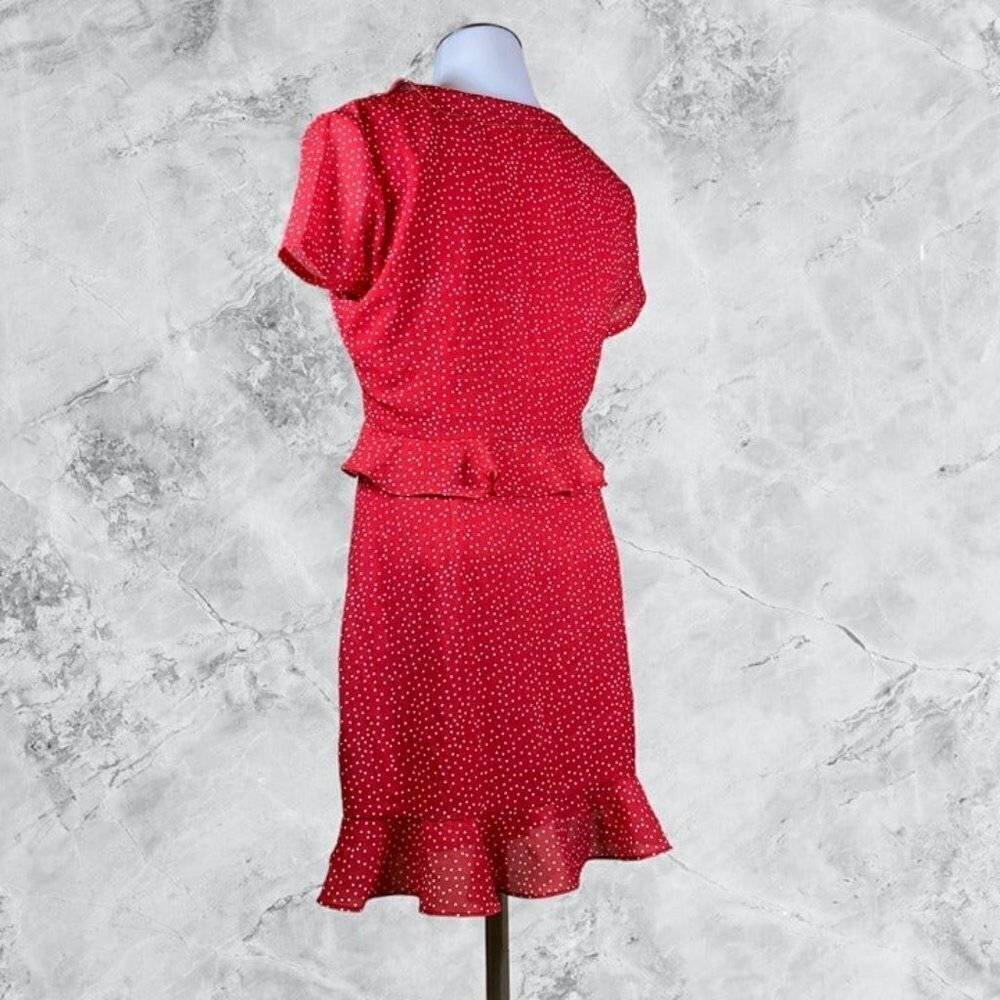 Superdown Mercy Polka Dot Dress - Red - Picture 6 of 10
